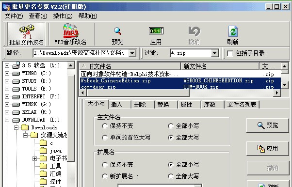 批量更名专家(RenameWiz) v2.12 批量更名专家(RenameWiz) v2.12