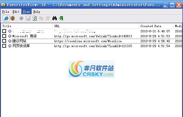 FavoritesView v1.36 FavoritesView v1.36