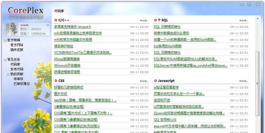 CorePlex在线代码库 v3.2.0.33374