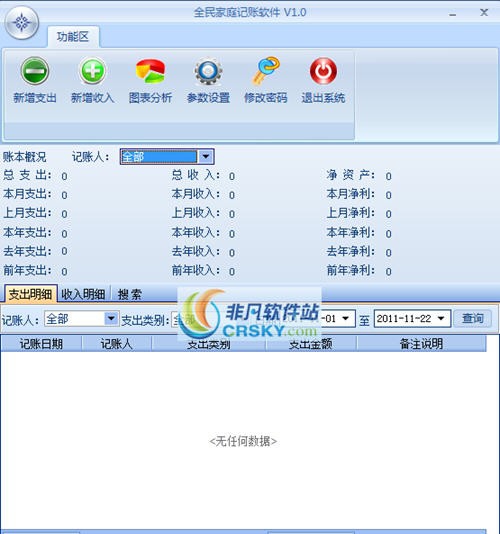 全民家庭记账软件 v1.6 全民家庭记账软件 v1.6