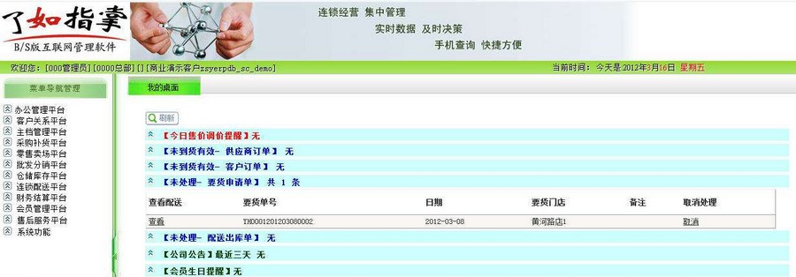 了如指掌BS连锁零售分销管理 E5 了如指掌BS连锁零售分销管理 E5