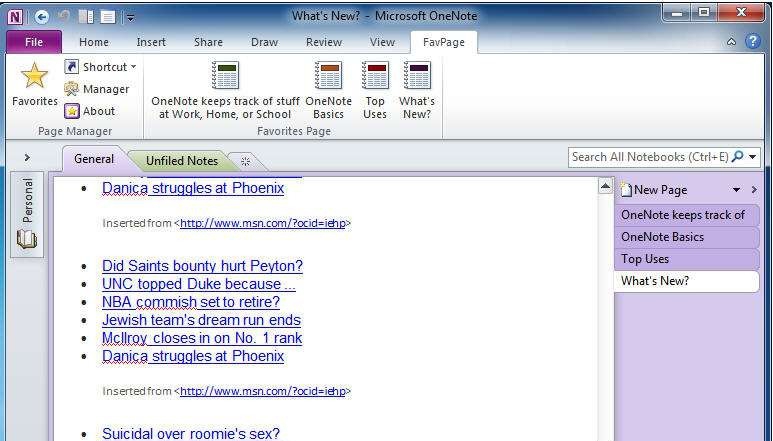 OneNote Gem Favorites(数字笔记辅助) v12.8 OneNote Gem Favorites(数字笔记辅助) v12.8