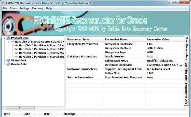 FROMBYTE Reconstructor for Oracle v1.14 FROMBYTE Reconstructor for Oracle v1.14