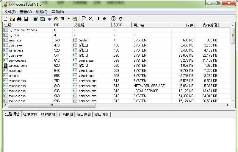 FxProcessTool(强力进程管理工具) v1.5 FxProcessTool(强力进程管理工具) v1.5