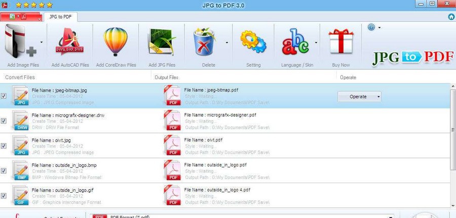 JPG转PDF转化器 v3.3 JPG转PDF转化器 v3.3