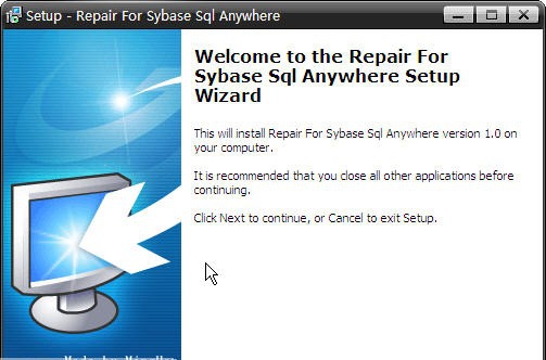 Repair for Sybase SQL Anywhere v1.5 Repair for Sybase SQL Anywhere v1.5