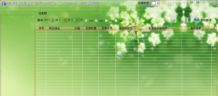 天盟PR域名批量查询工具 v1.7 天盟PR域名批量查询工具 v1.7