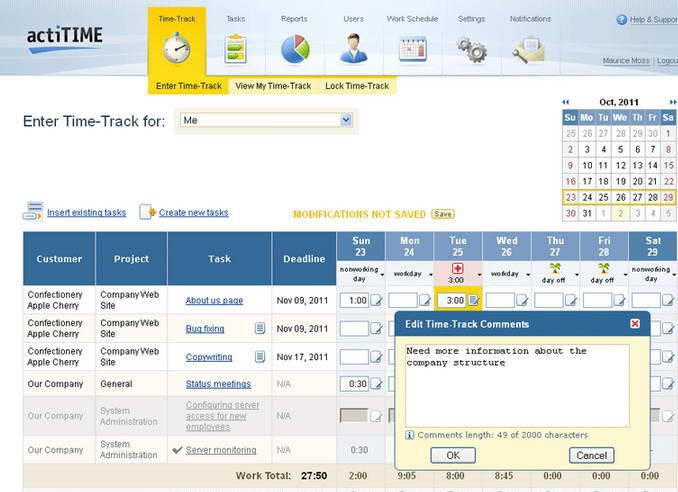 actiTIME v3.6 actiTIME v3.6