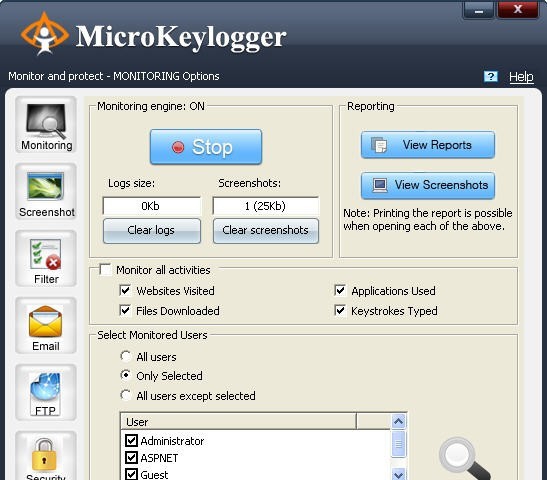 Micro keylogger v2.06 Micro keylogger v2.06