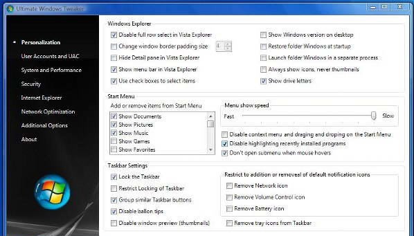Ultimate Windows Tweaker v4.7.1.4 Ultimate Windows Tweaker v4.7.1.4