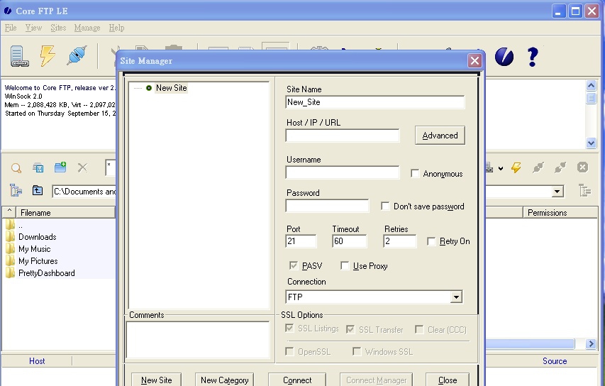 Core FTP LE v2.2.1961 Core FTP LE v2.2.1961