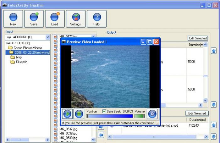 Foto2Avi v4.10 Foto2Avi v4.10