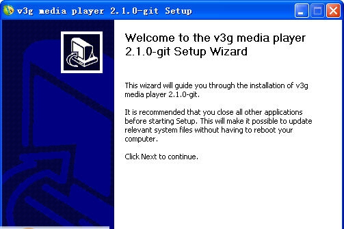 V3G Media Player v2.1.4 V3G Media Player v2.1.4