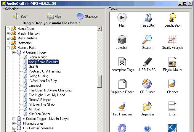AudioGrail(K-MP3) v7.11.4.224 AudioGrail(K-MP3) v7.11.4.224