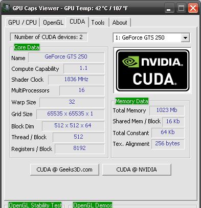 GPU Caps Viewer v1.45.1.6 GPU Caps Viewer v1.45.1.6