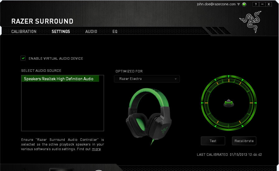RazerSurround环绕声 v1.00.06 RazerSurround环绕声 v1.00.06