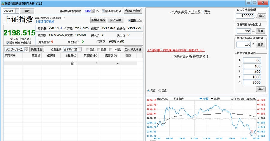 股票行情快捷查询与分析 v1.7 股票行情快捷查询与分析 v1.7