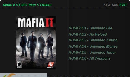 黑手党2修改器 v1.7 黑手党2修改器 v1.7