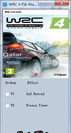 世界汽车拉力锦标赛4两项修改器 v1.6 世界汽车拉力锦标赛4两项修改器 v1.6