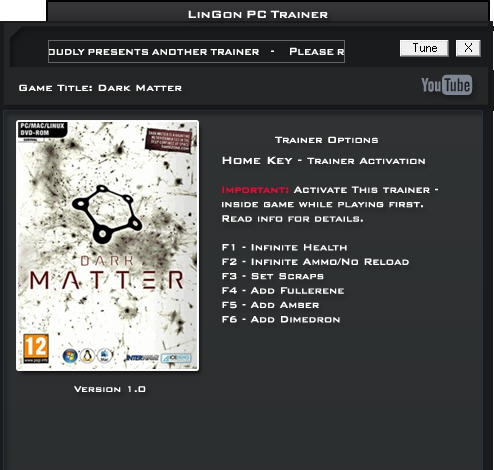 暗物质六项修改器 v1.7 暗物质六项修改器 v1.7