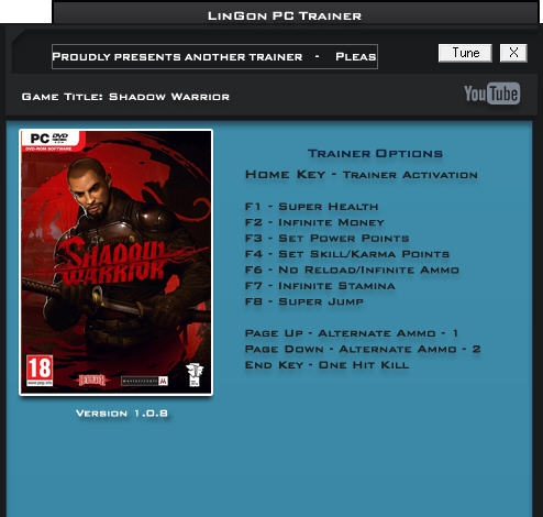 影武者十项修改器 v1.13 影武者十项修改器 v1.13