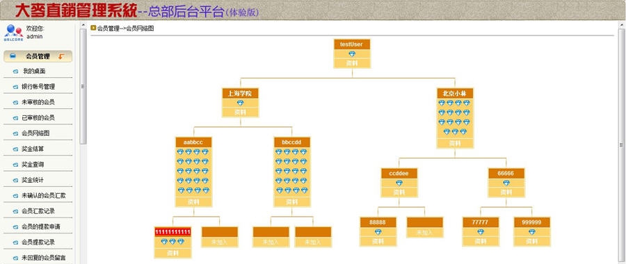 大麦直销会员管理系统 v8.5 大麦直销会员管理系统 v8.5