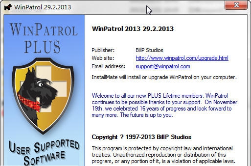 WinPatrol(系统辅助安全软件) v35.5.2017.13 WinPatrol(系统辅助安全软件) v35.5.2017.13