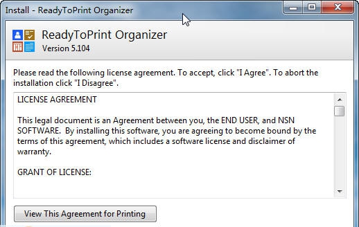 ReadytoPrint Organizer v5.113 ReadytoPrint Organizer v5.113