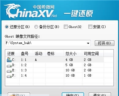 ChinaXV一键备份还原 v13.8.9.5 ChinaXV一键备份还原 v13.8.9.5