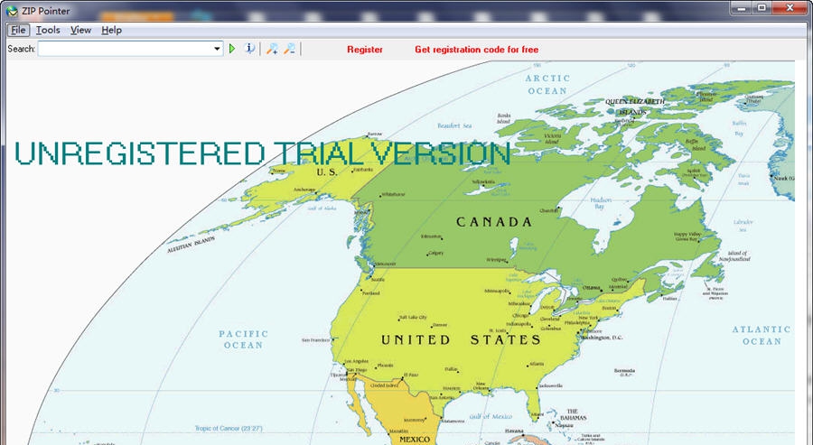 ZIP Pointer(北美邮政编码查询工具) v2.07 ZIP Pointer(北美邮政编码查询工具) v2.07