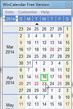 WinCalendar v4.12 WinCalendar v4.12