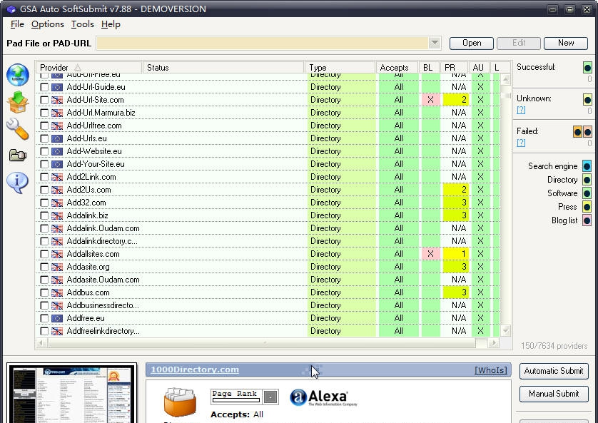 GSA Auto SoftSubmit v7.99 GSA Auto SoftSubmit v7.99