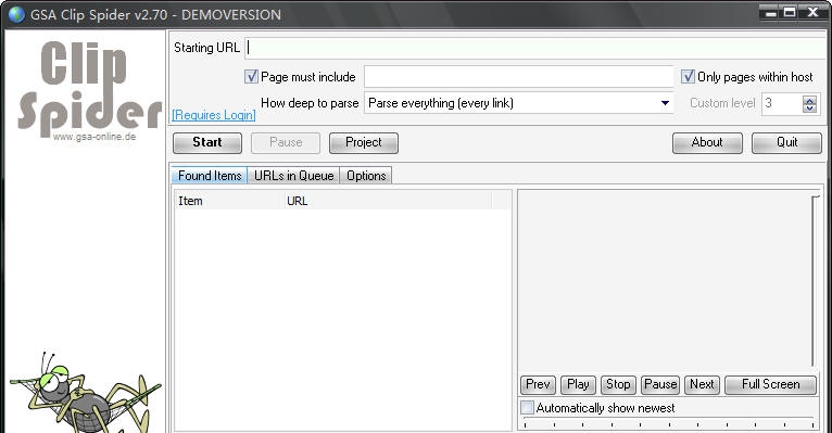 GSA Clip Spider v2.78 GSA Clip Spider v2.78