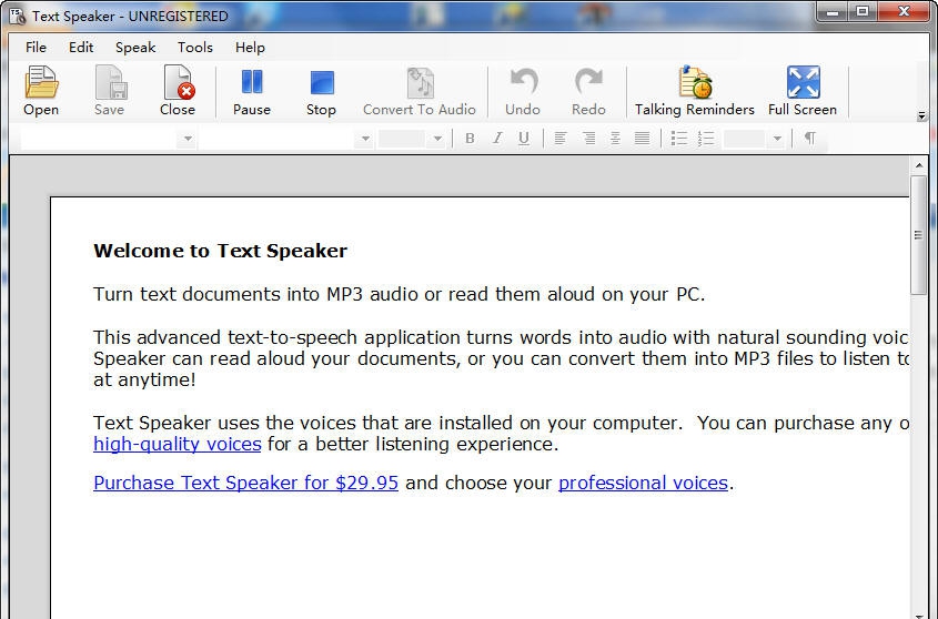 Text Speaker(txt语音阅读器) v3.9 Text Speaker(txt语音阅读器) v3.9