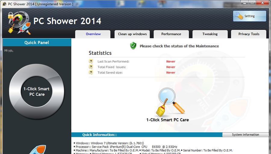 PC Shower 2014 v8.10 PC Shower 2014 v8.10