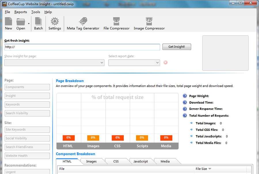 Website Insight v3.8 Website Insight v3.8