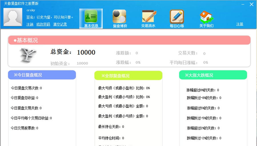 天傲复盘软件之股票版 v3.4 天傲复盘软件之股票版 v3.4