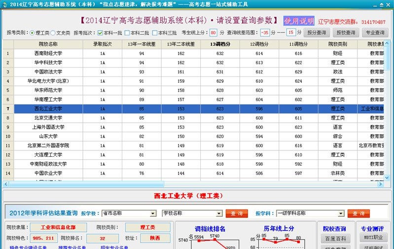 2014辽宁高考志愿辅助系统(本科) v1.8 2014辽宁高考志愿辅助系统(本科) v1.8