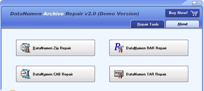 DataNumen Archive Repair v2.5 DataNumen Archive Repair v2.5