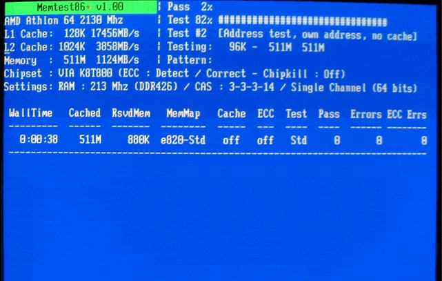 Memtest86 v8.11 Memtest86 v8.11