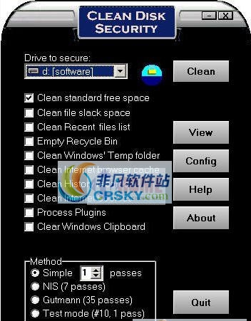 Clean Disk security v8.10 Clean Disk security v8.10