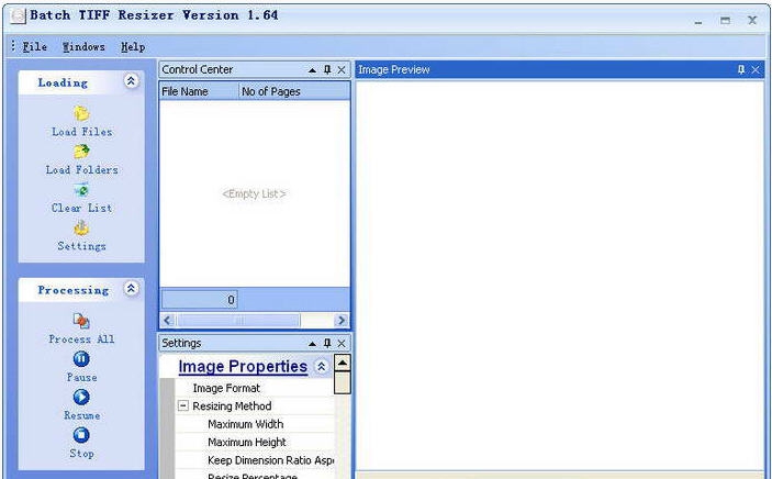 Batch TIFF Resizer v3.86 Batch TIFF Resizer v3.86