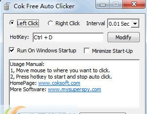 Cok Free Auto Clicker v2.6 Cok Free Auto Clicker v2.6