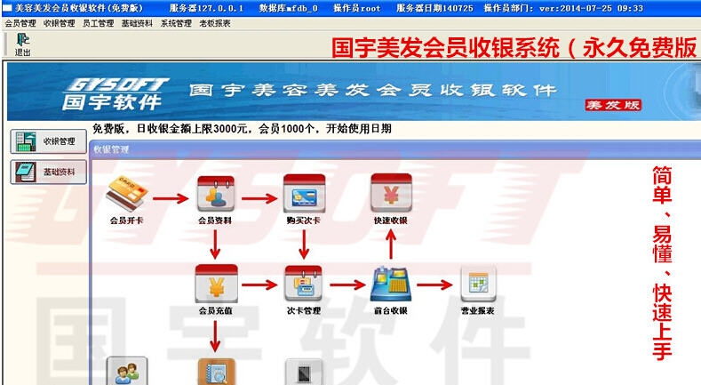 国宇美发会员收银系统 v160506 国宇美发会员收银系统 v160506