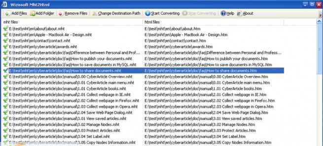 Mht2Html v1.7 Mht2Html v1.7