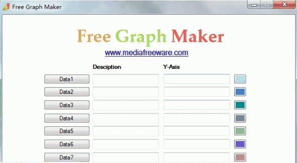 数据图表制作软件(Free Graph Maker) v1.6 数据图表制作软件(Free Graph Maker) v1.6