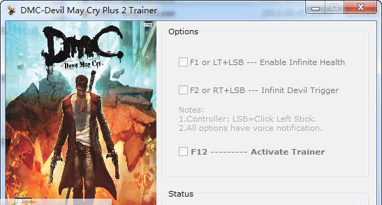 鬼泣5二项修改器(支持鼠标/手柄) v1.06
