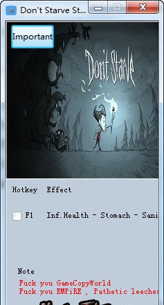 饥荒steam版修改器 v1.8 饥荒steam版修改器 v1.8