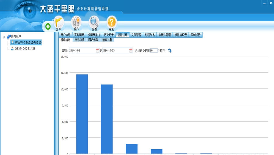 大蓝千里眼电脑监控软件 局域网v1.4 大蓝千里眼电脑监控软件 局域网v1.4