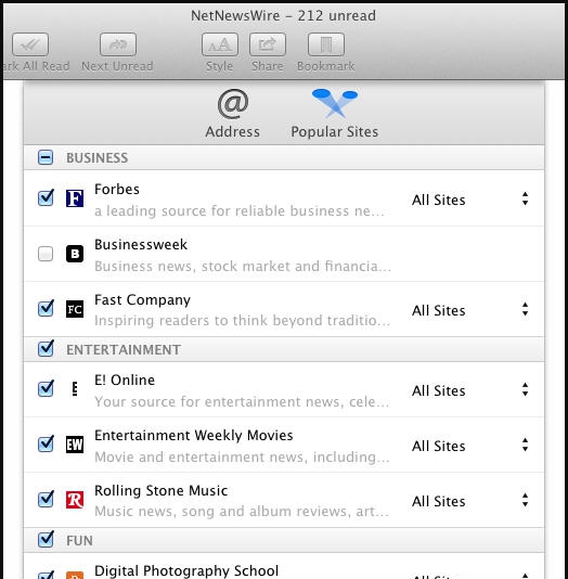 NetNewsWire v4.0.0.171 NetNewsWire v4.0.0.171